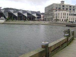 Part of the Whare Waka (Boat House), Wellington Waterfront