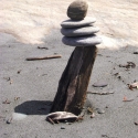 Stones on Hokitika beach