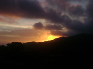 Sunset near Island Bay, Wellington