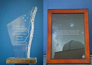 Glass Trophy & Poem for Kerry I.D.S.R.
