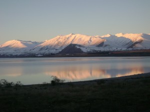 Lake Tekapo's mountains