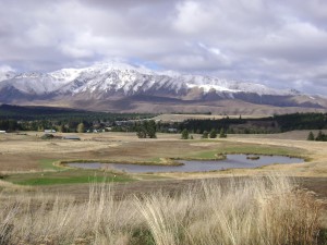 View from The Cairns Golfcourse, Lake Tekapo, New Zealand