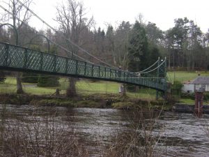 Suspension Bridge over Tummel River, Pitlochry