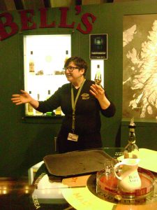 Our guide at Blair Athol Distillery