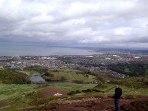 View from top of Arthur's Seat