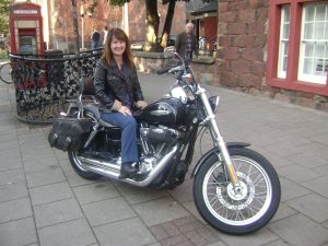 Me on a Harley Davidson